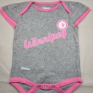 Winnipeg Jets Pink Onsie